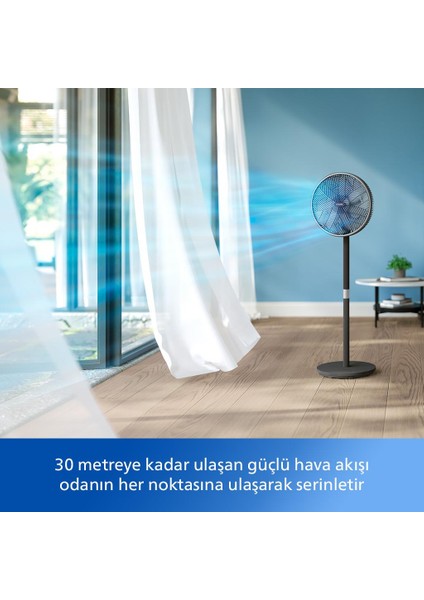 CX3550/01 Weu/eeu Pedestal Fan Dıg. Black