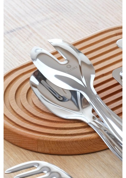 3'lü Maşa Seti Parlak Krom modelleri