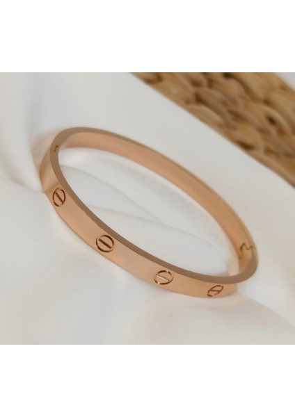 Rose Gold Kartier Model Kelepçe