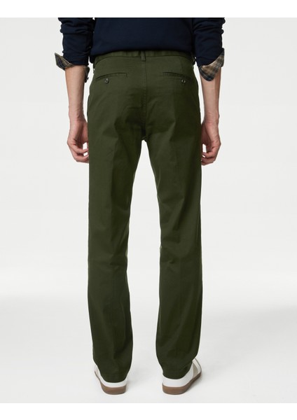 Regular Fit Heritage Twill Chino Pantolon