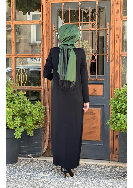 Triko Elbise T25K-4010 Siyah