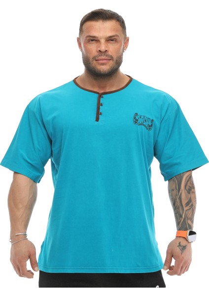 Oversize Pamuklu Spor T-Shirt Stilya 2863
