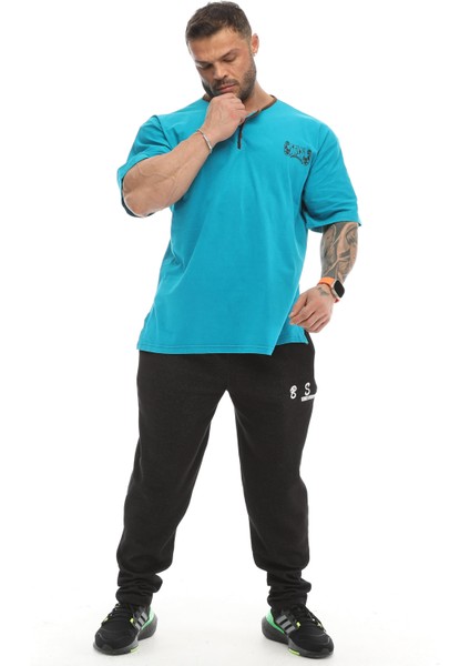 Oversize Pamuklu Spor T-Shirt Stilya 2863