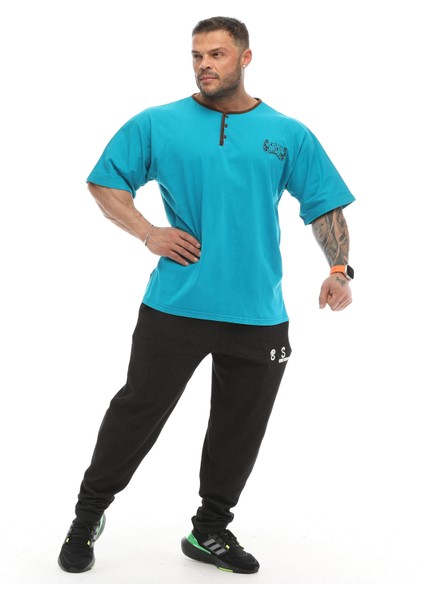 Oversize Pamuklu Spor T-Shirt Stilya 2863