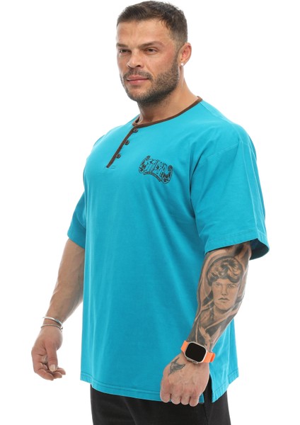 Oversize Pamuklu Spor T-Shirt Stilya 2863