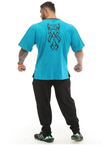 Oversize Pamuklu Spor T-Shirt Stilya 2863