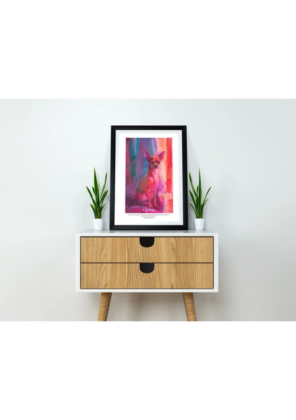 Kedili Dijital Baskı Tablo - Modern Çerçeveli Duvar Dekoru modelleri