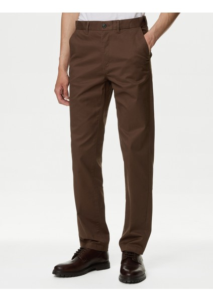 Regular Fit Heritage Twill Chino Pantolon