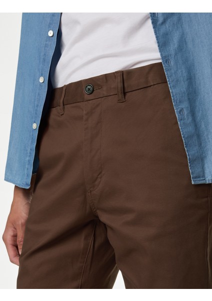 Regular Fit Heritage Twill Chino Pantolon