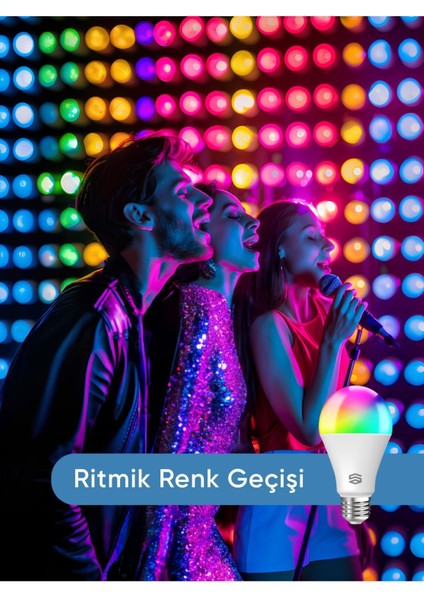 2 Yıl Şımart Wi-Fi Akıllı Rgb LED Ampul Gün Işığı/beyaz - Akıllı Lamba fırsatları