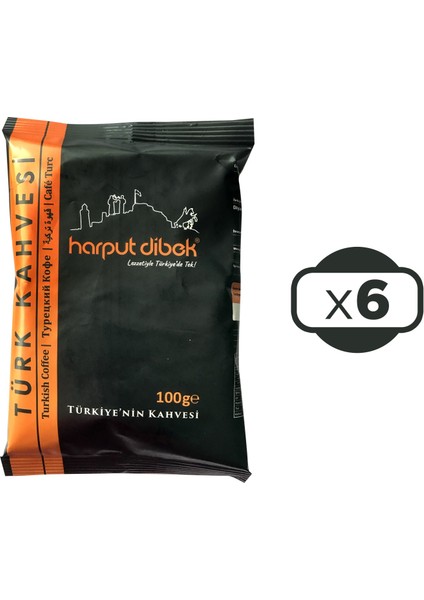 Harput Dibek Türk Kahvesi 100 gr x 6 Adet