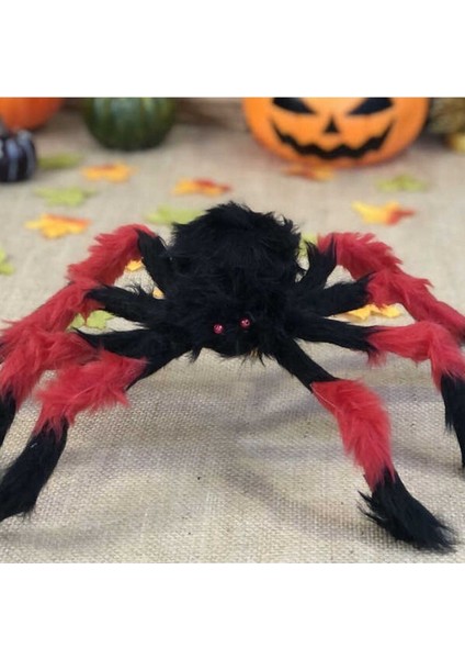 Halloween Cadılar Bayramı Örümcek 50 cm Şaka Oyuncağı