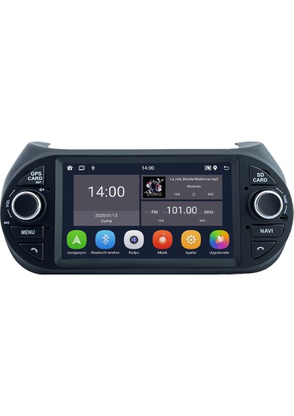 Peugeot Bipper (2009-2019) Android 14 Multimedya Carplay 9 Inch 4 GB Ram / 64 GB Crv-4102XD