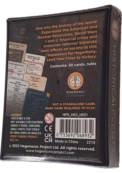 Hegemony: Historical Events Expansion (Ingilizce) fiyatları