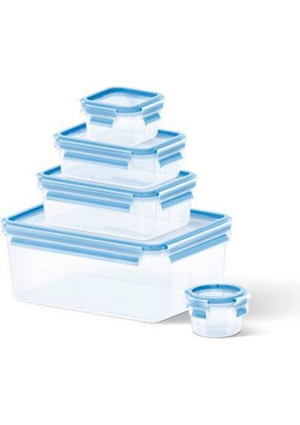 5 Parça K30290 Masterseal Fresh Saklama Kabı Seti 5 Parça Beyaz Plastik 2 L +