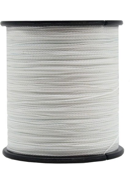 0.14 mm Rx4-4 Katlı 500 Metre,12.2 kg Çeker, Beyaz Renkli, Ip, Örgü, Ipek Misina