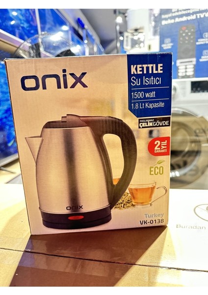 Metalik Kettle Onix 2 Yıl 2000 W ve Altı Metal 1 - 2 L