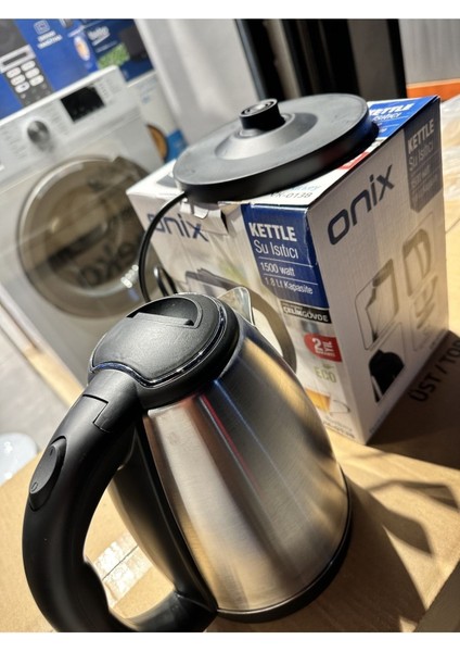 Metalik Kettle Onix 2 Yıl 2000 W ve Altı Metal 1 - 2 L