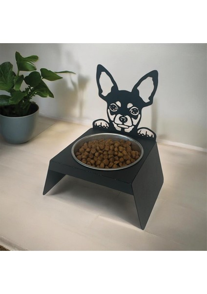 Sevimli Köpek Tasarımlı, Ergonomik Siyah Kedi ve Köpek Mama ve Su Kabı Tekli Small Model – Paslanmaz Çelik, Dayanıklı Malzeme indirimleri