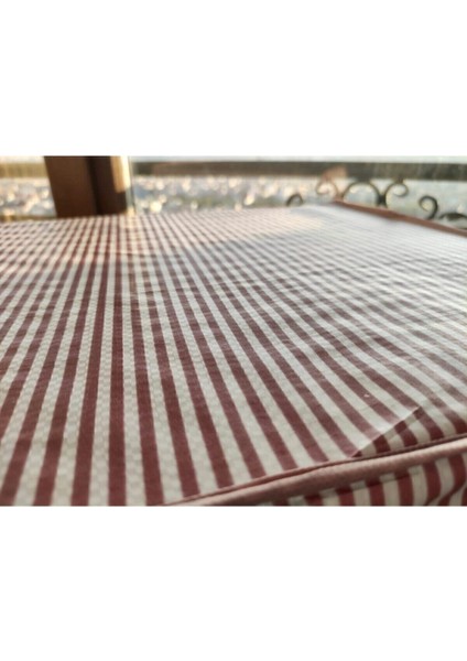 5 Parça Kahverengi 5 Adet Mega Kapaklı Çok Amaçlı Hurç Kutu 60X40X30 Kahve Çok Renkli Kumaş 60 x 40