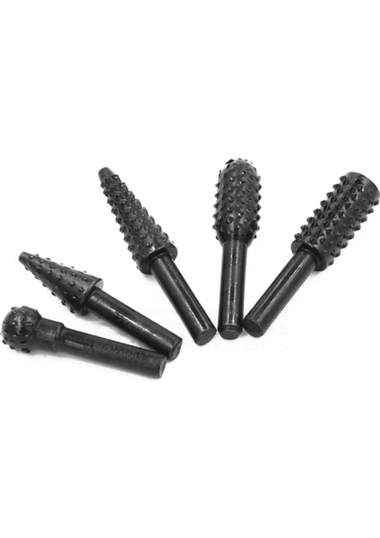Tekno Trust Hss 5 Adet 1/4 '' 6mm Shank Matkap Ucu Set Ağaç Oyma Törpü Işle Yüksek Hızlı Matkap Uçl