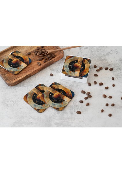 Dekoratif Bardak Altlığı Circle Design 77 fiyatları