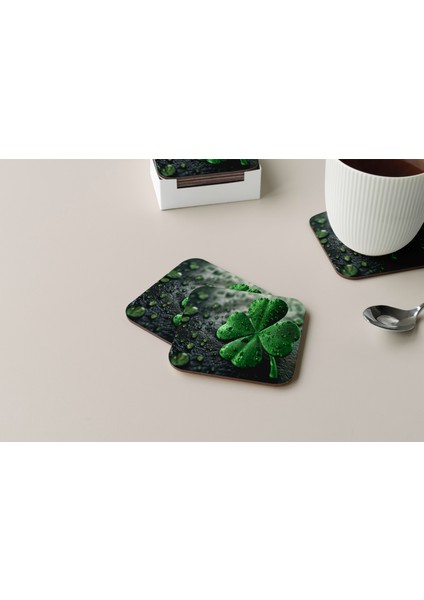 Dekoratif Bardak Altlığı Çiçekler 77