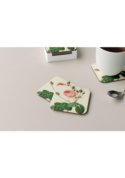 Dekoratif Bardak Altlığı Çiçekler 124