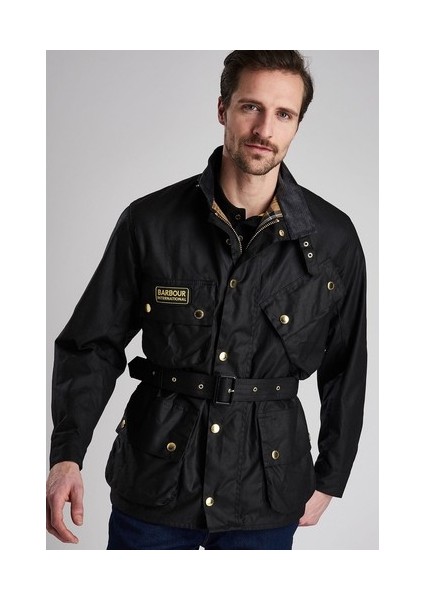 B.ınt. International Yağlı Ceket BK51 Black