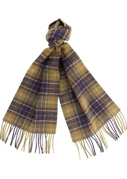 Unisex Tartan Yün Atkı (%100 Lambswool) TN11 Classic Tartan