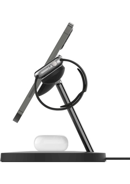 Boostcharge Pro Qi2 15W 3in1 Magsafe Şarj Standı WIZ009VFWH-V2 Siyah