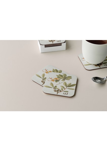 Dekoratif Bardak Altlığı Çiçekler 131