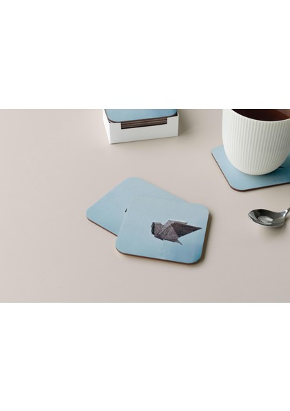 Dekoratif Bardak Altlığı Neon Desen 36