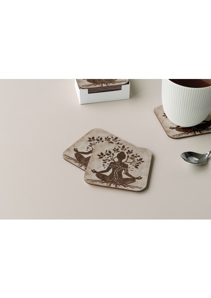 Dekoratif Bardak Altlığı Neon Desen 113