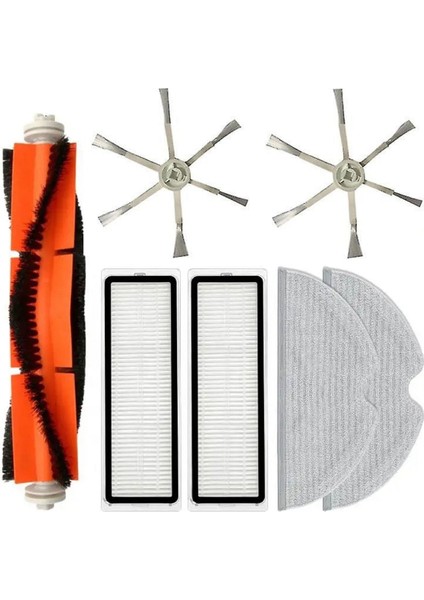 Tekno Trust Beyaz Mijia 1c.vacuum Mop 1c ve 2c Ile- Mop Pro 2+ 3d-Mop 2 Ultra Mop 2 Pro Uyumlu 7 Li Set