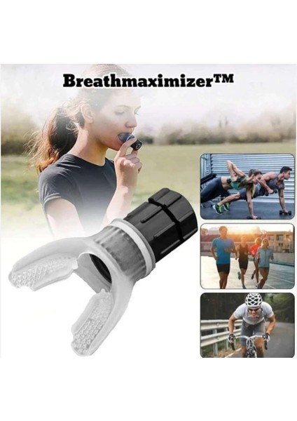 Kırmızı Breathmaximizer(Iron Lung) Nefes Egzersiz Aleti Kondisyon/dayanıklılık Geliştirici (Kırmızı