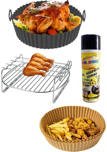 Yağ Airfryer Yağ Air Fryer Yağı Airfryer Için Fritöz Yağı 300 ml Tüm Airfyer Ler Için Uygundur 2 Yı