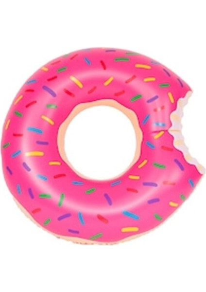 Yeşil 55 cm Donut Kurabiye Desen Simit