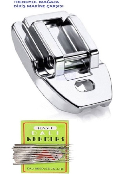 Tekno Trust Metal Dikiş Makine Çarşısı -Singer Zetina Jnme Dikiş Makine Altı Parça Ayak Seti-Dali 14 No 10 Adet
