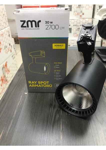 Zmr Ray Spot Siyah Kasa 30W