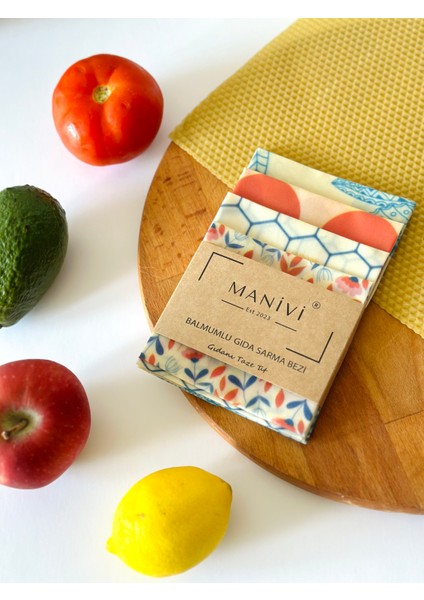 Balmumlu Gıda Sarma & Saklama Bezi 4 Parça Deneme Seti - ( 20X20/25X25/34X34/40X40 cm ) fiyatları