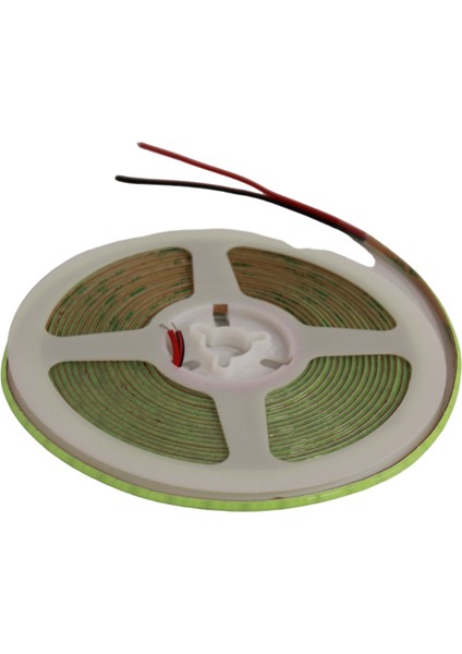 12 Volt 3mm 400 Ledli Ince Esnek Cob Şerit LED Turkuaz IP20 5 Metre modelleri