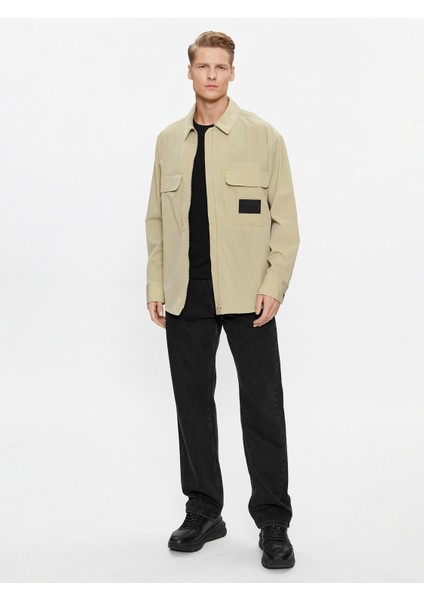 Calvin Klein Premium Essentials Zip Overshirt Gömlek