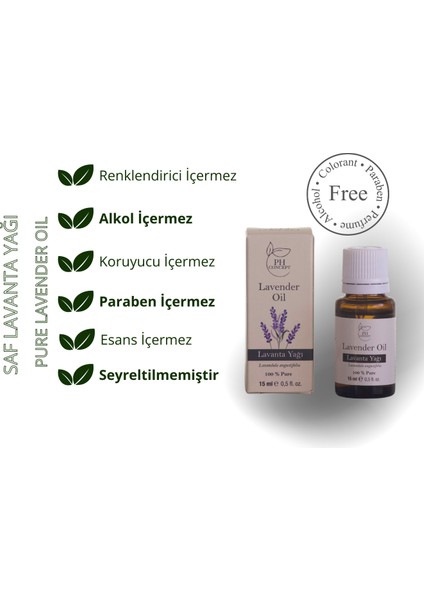 Saf Lavanta Uçucu Yağı 15 ml (Lavandula Angustifolia)