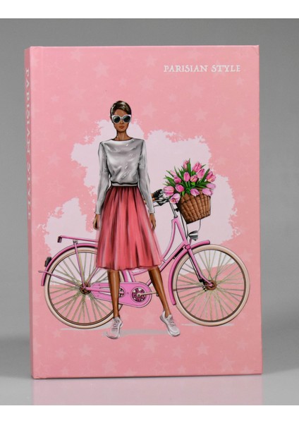 Influencer Kalın Kapak Çizgili Defter