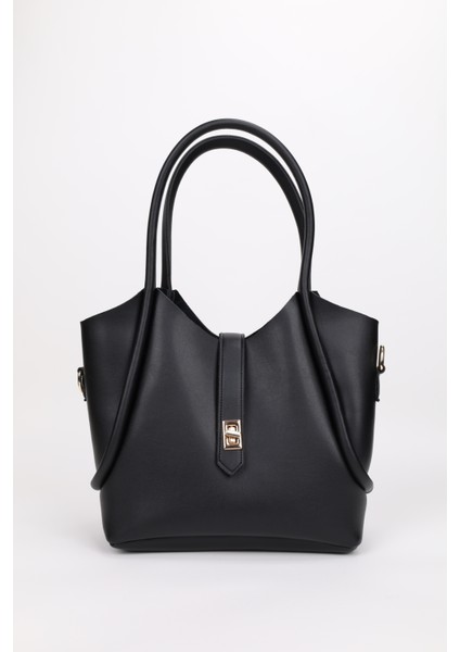 Kilit Detaylı Makyaj Çantalı Uzun Askılı Kadın El Omuz ve Çapraz Çanta fiyatları