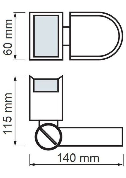 10 Amper 1200 Watt 180 Derece Sıva Üstü Hareket Sensörü YL04-7181