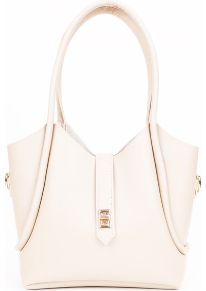 Kilit Detaylı Makyaj Çantalı Uzun Askılı Kadın El Omuz ve Çapraz Çanta fiyatları