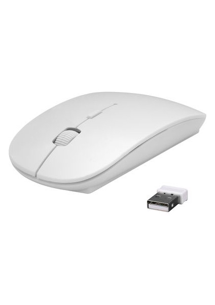 SM-781 Beyaz Optik Nano Receive Kablosuz Mouse