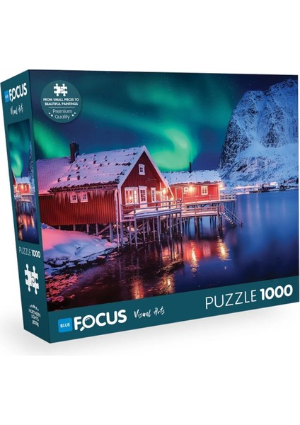 Blue Focus Games Blue Focus 1000 Parça Puzzle - Kuzey Işıkları (Northern Lights)